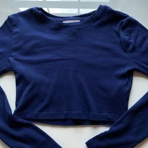 Forever 21 long sleeve crop top